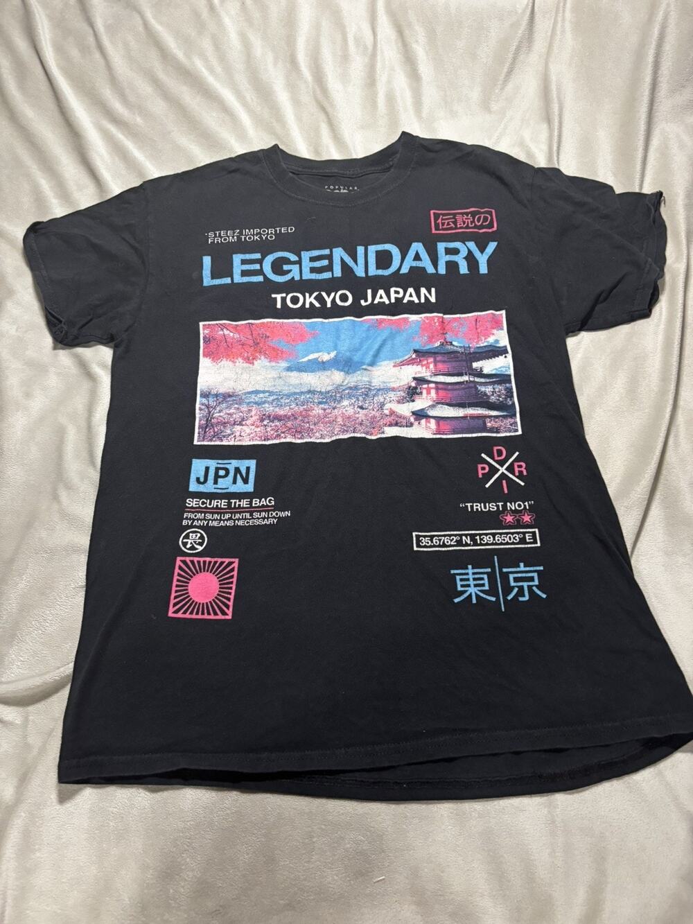 Popular Poison Legendary Tokyo Japan Black T-shirt size mens M
